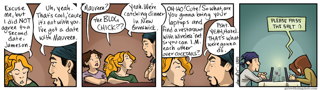 Girls with Slingshots