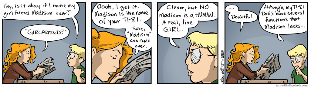 Girls with Slingshots