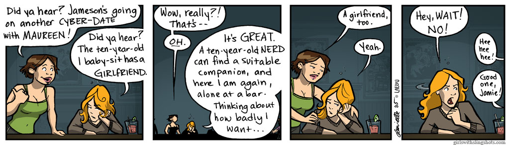 Girls with Slingshots