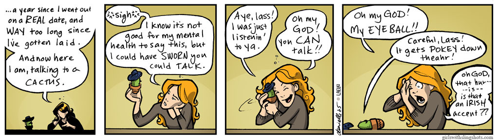 Girls with Slingshots