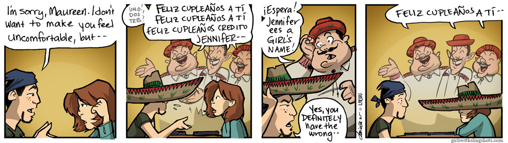 Girls with Slingshots