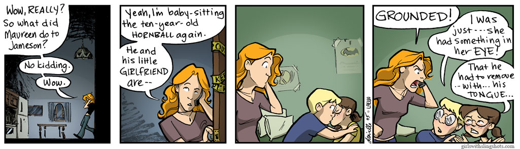 Girls with Slingshots