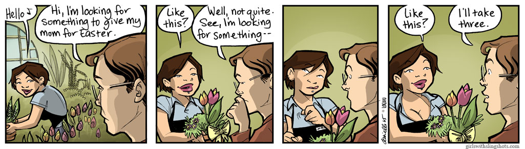 Girls with Slingshots