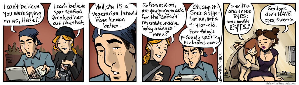 Girls with Slingshots