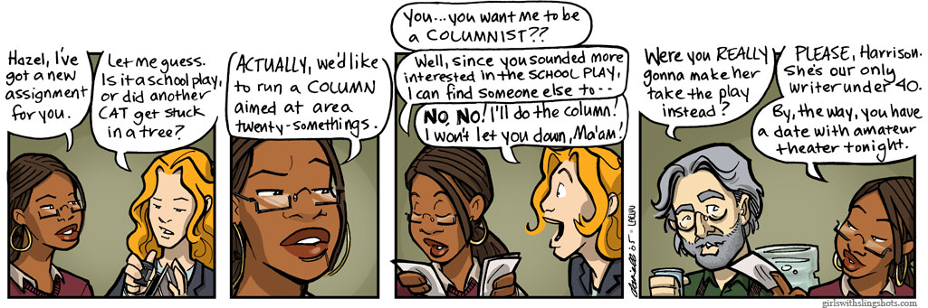 Girls with Slingshots