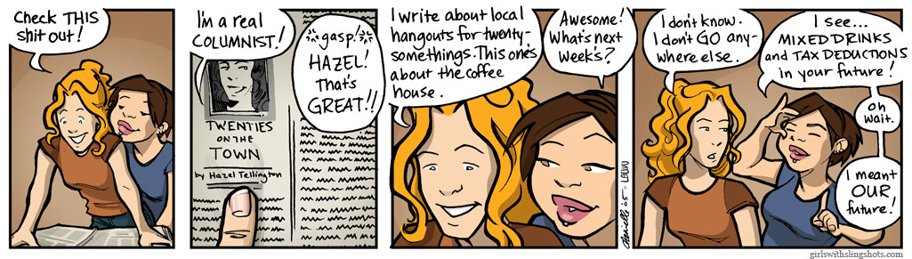 Girls with Slingshots