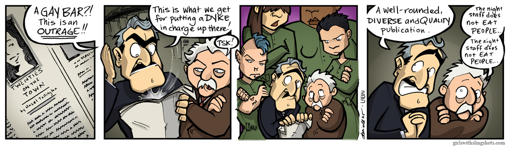 Girls with Slingshots