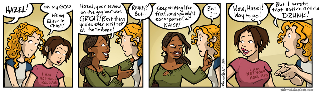 Girls with Slingshots