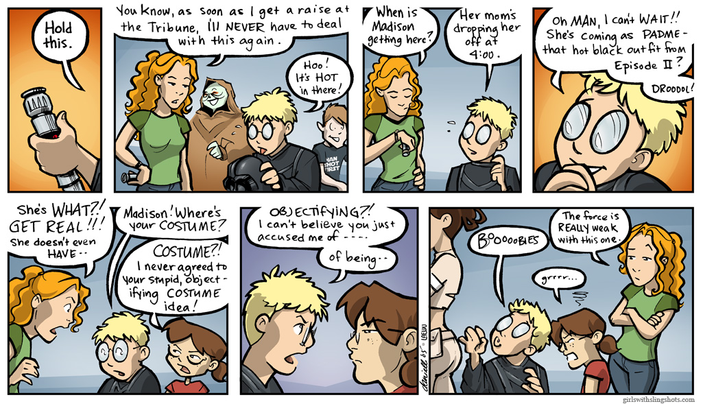 Girls with Slingshots