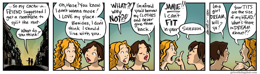 Girls with Slingshots