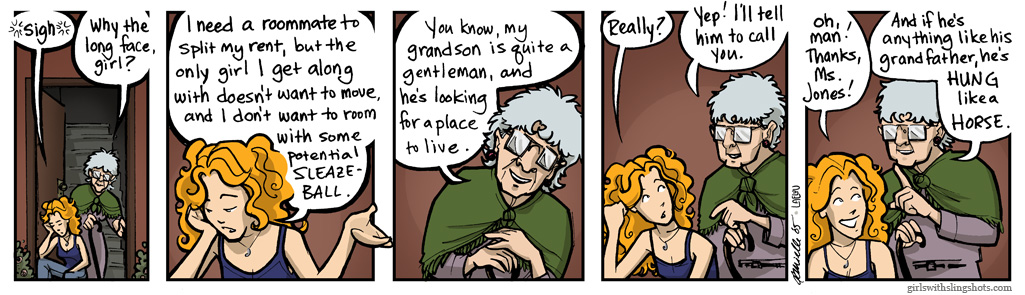 Girls with Slingshots