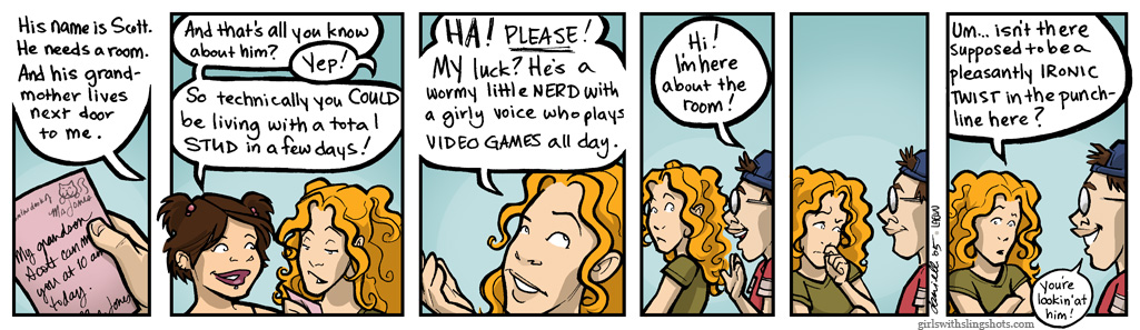 Girls with Slingshots