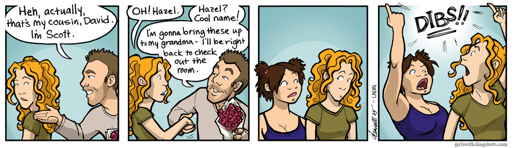 Girls with Slingshots