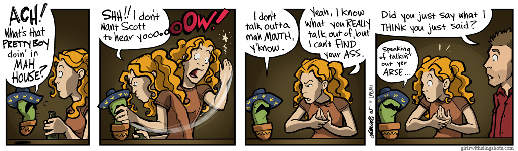 Girls with Slingshots