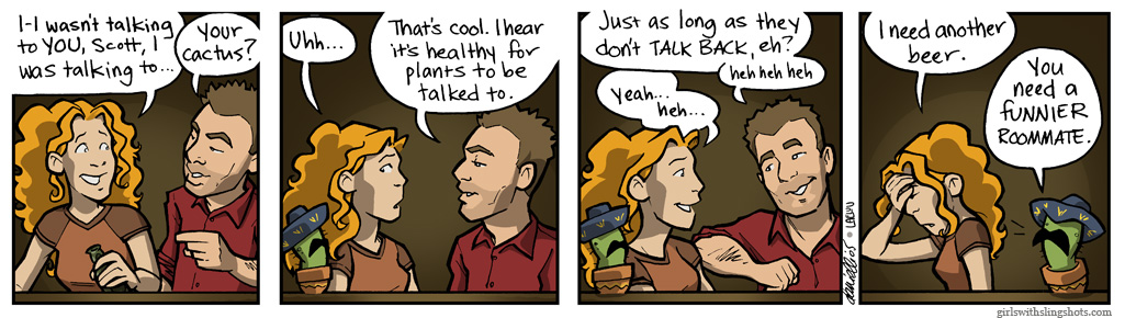 Girls with Slingshots