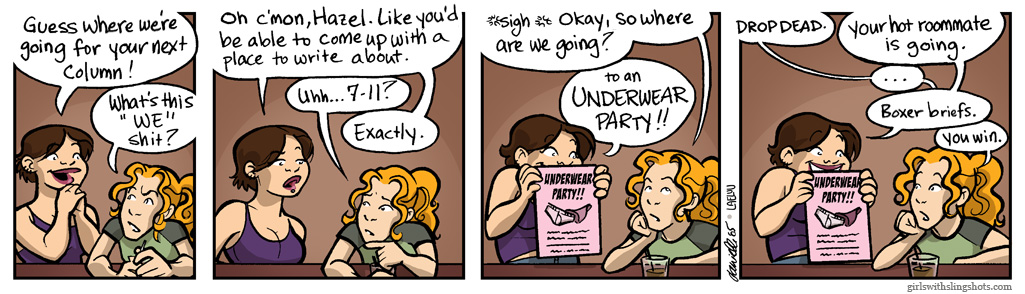 Girls with Slingshots