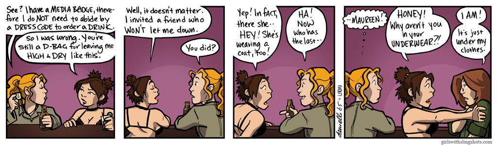 Girls with Slingshots