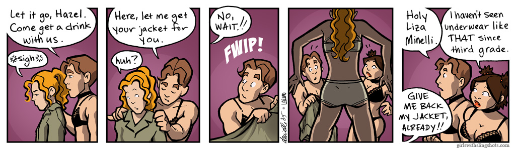 Girls with Slingshots