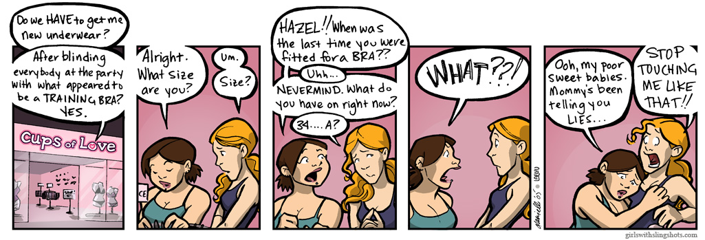 Girls with Slingshots