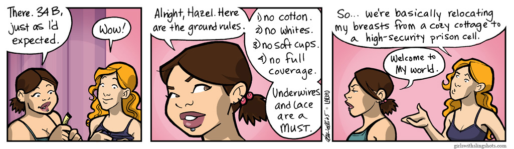 Girls with Slingshots