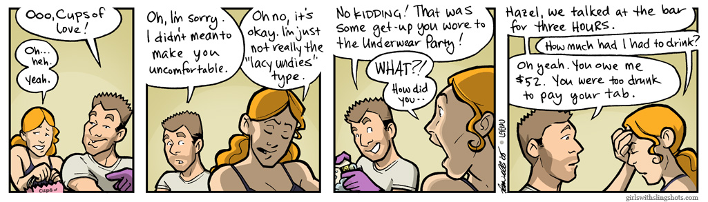 Girls with Slingshots