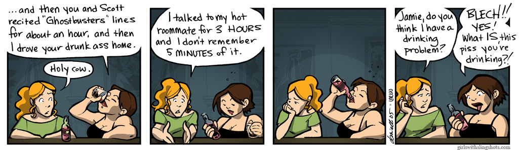 Girls with Slingshots