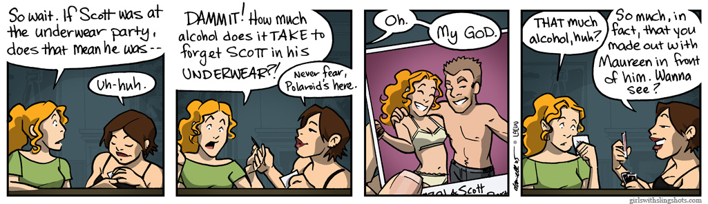 Girls with Slingshots