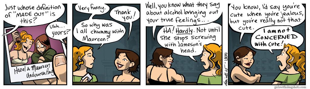 Girls with Slingshots