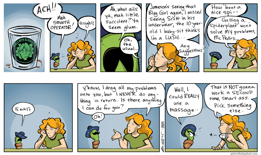 Girls with Slingshots