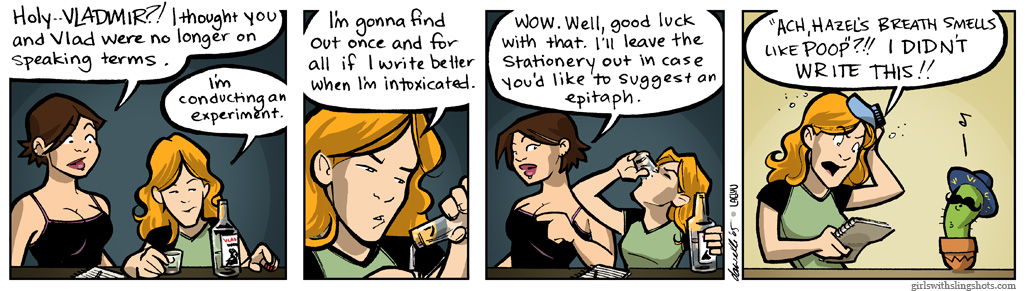 Girls with Slingshots