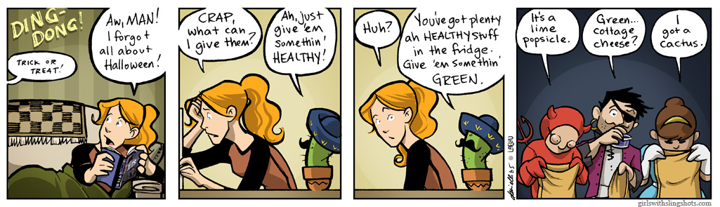 Girls with Slingshots