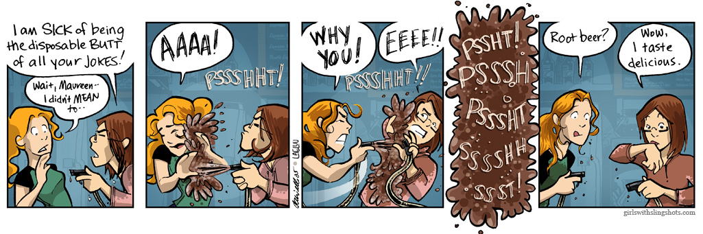 Girls with Slingshots