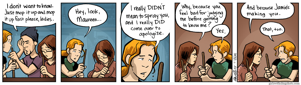 Girls with Slingshots