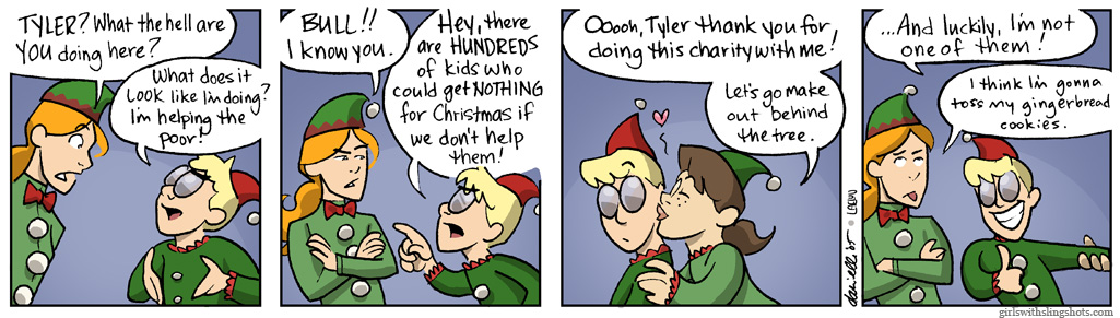 Girls with Slingshots