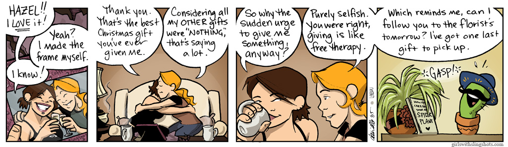 Girls with Slingshots