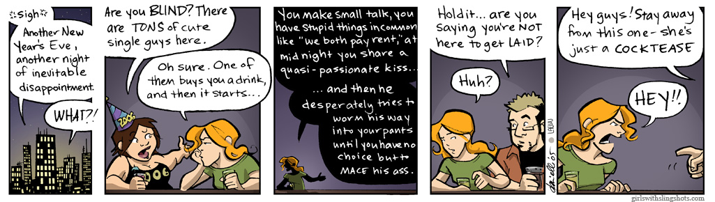 Girls with Slingshots