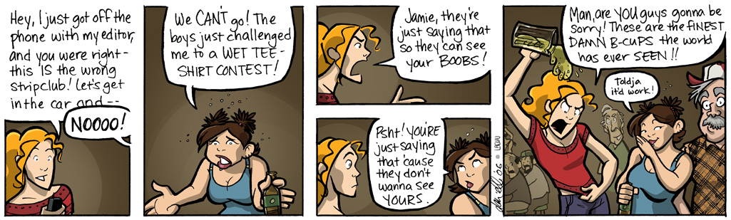 Girls with Slingshots