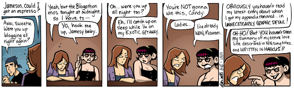 Girls with Slingshots