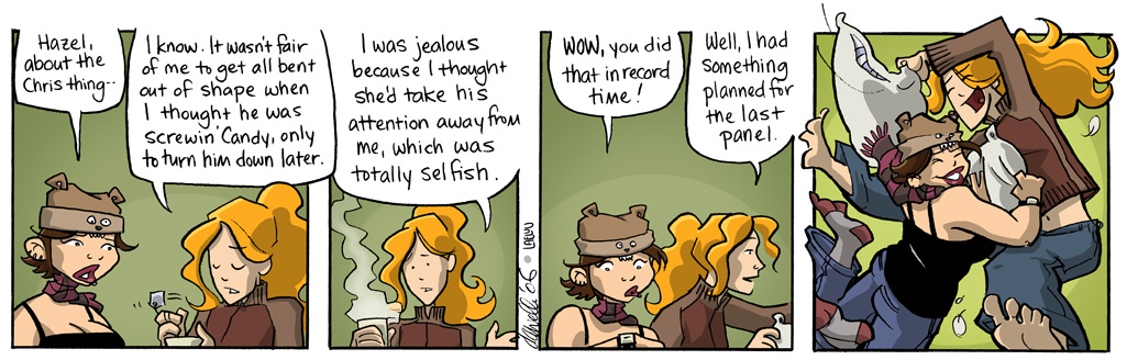 Girls with Slingshots