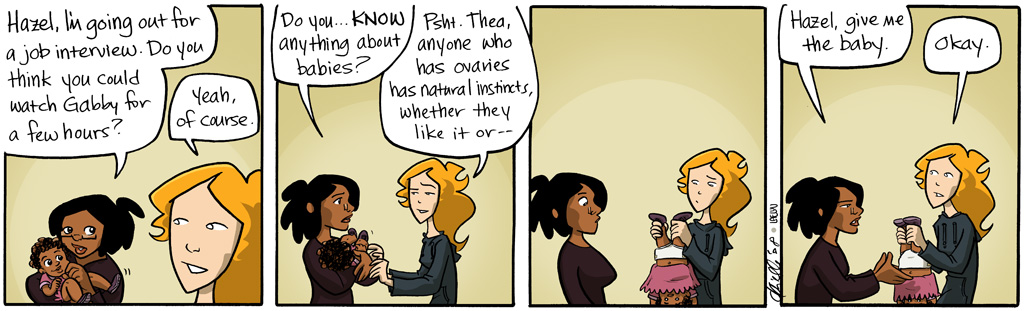 Girls with Slingshots