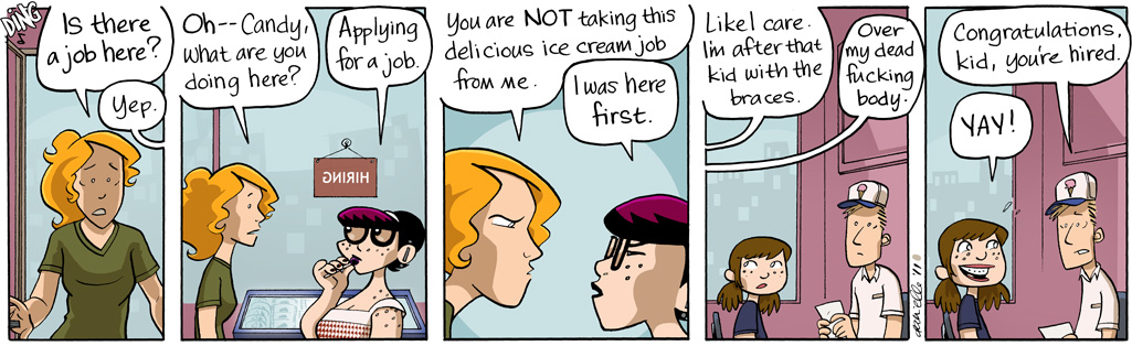 Girls with Slingshots