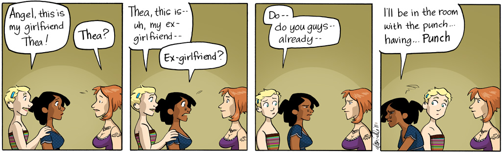 Girls with Slingshots