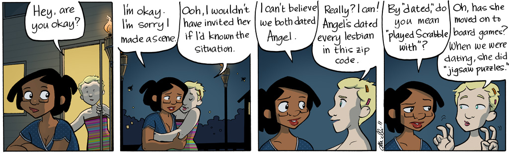 Girls with Slingshots