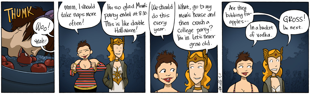 Girls with Slingshots