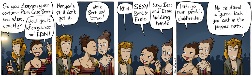 Girls with Slingshots