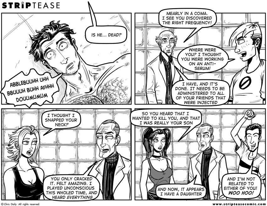 Strip Tease Comic