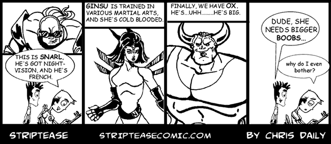 Strip Tease Comic