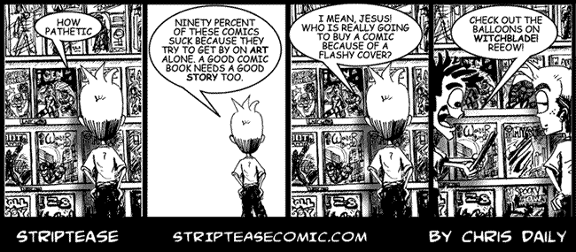 Strip Tease Comic