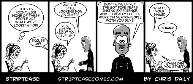 Strip Tease Comic