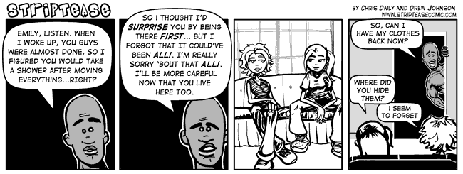 Strip Tease Comic
